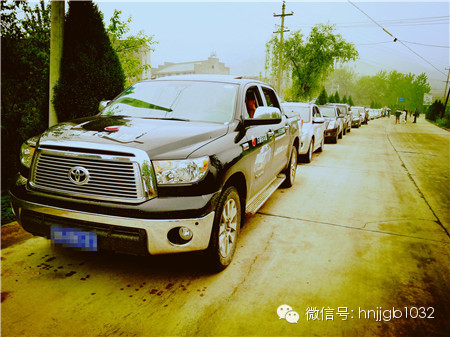 長長的車隊，每次活動都是這么給力！