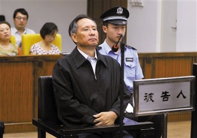 9月10日，北京市第二中級人民法院，張曙光在庭審中。