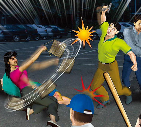 一名臺灣女子甘愿用肉身為男友擋子彈。（示意圖，來自臺媒）