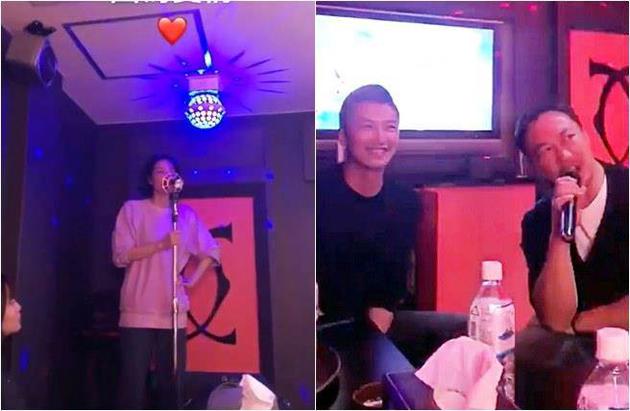 謝霆鋒王菲為陳奕迅老婆慶生。