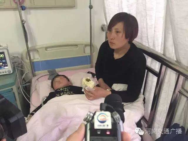 小浩天的母親通過河南交通廣播向所有幫助他們的人表達了感謝！