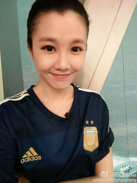 今夜，“烏賊劉”穿上了阿根廷球衣