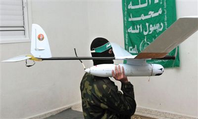 無人機：哈馬斯自制，在以領(lǐng)土上偵察時被擊落。