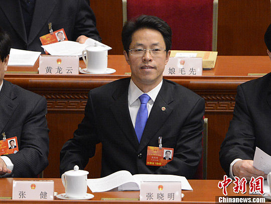 資料圖：香港中聯(lián)辦主任張曉明。中新社發(fā) 廖攀 攝