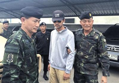 9月1日，泰國警方在泰國與柬埔寨邊境抓獲曼谷爆炸案主要嫌疑犯。圖/CFP