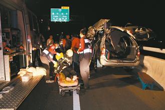 嘉義縣八十二號(hào)快速道路發(fā)生死亡車禍，造成二死一重傷慘劇。